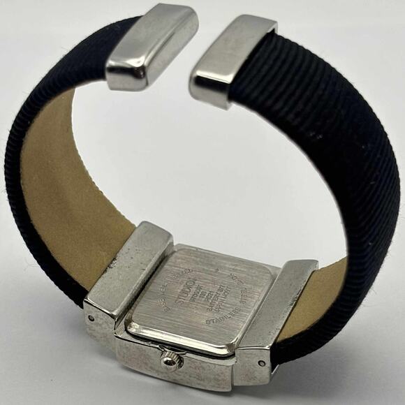 Black Studio Time Cuff Watch - Picture 4 of 4